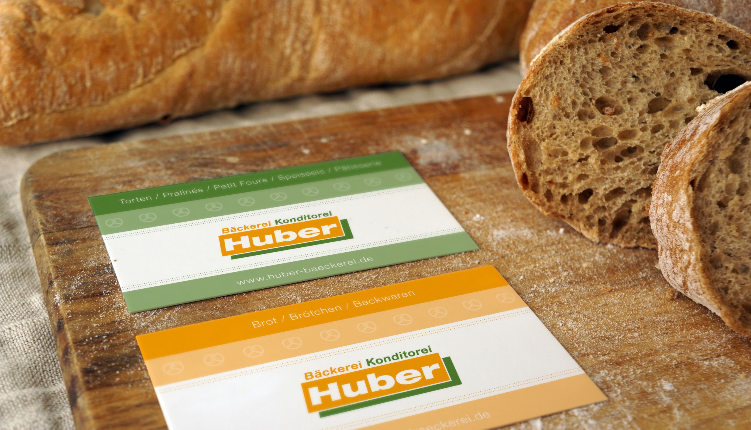 Grafikdesign für die Bäckerei Huber – von stilvoll°